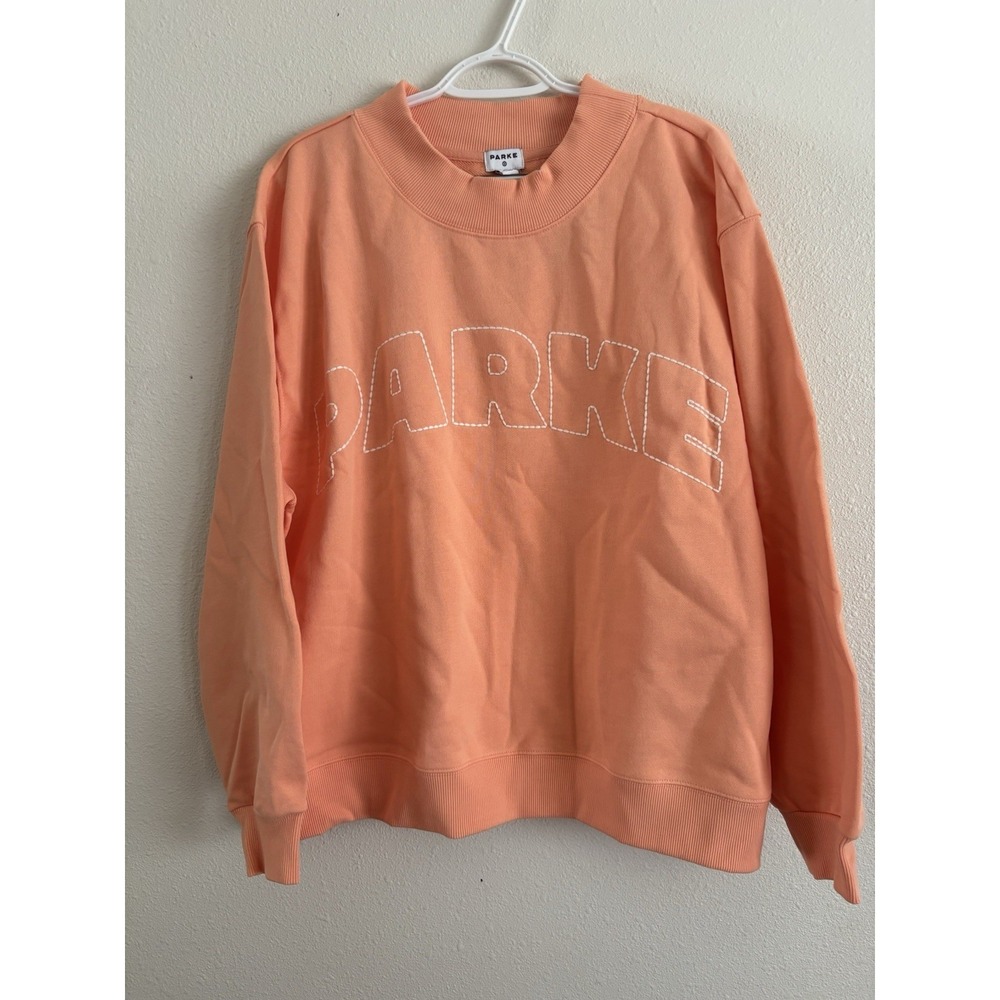 Parke x Target Mockneck Sweatshirt Peach Orange L/XL